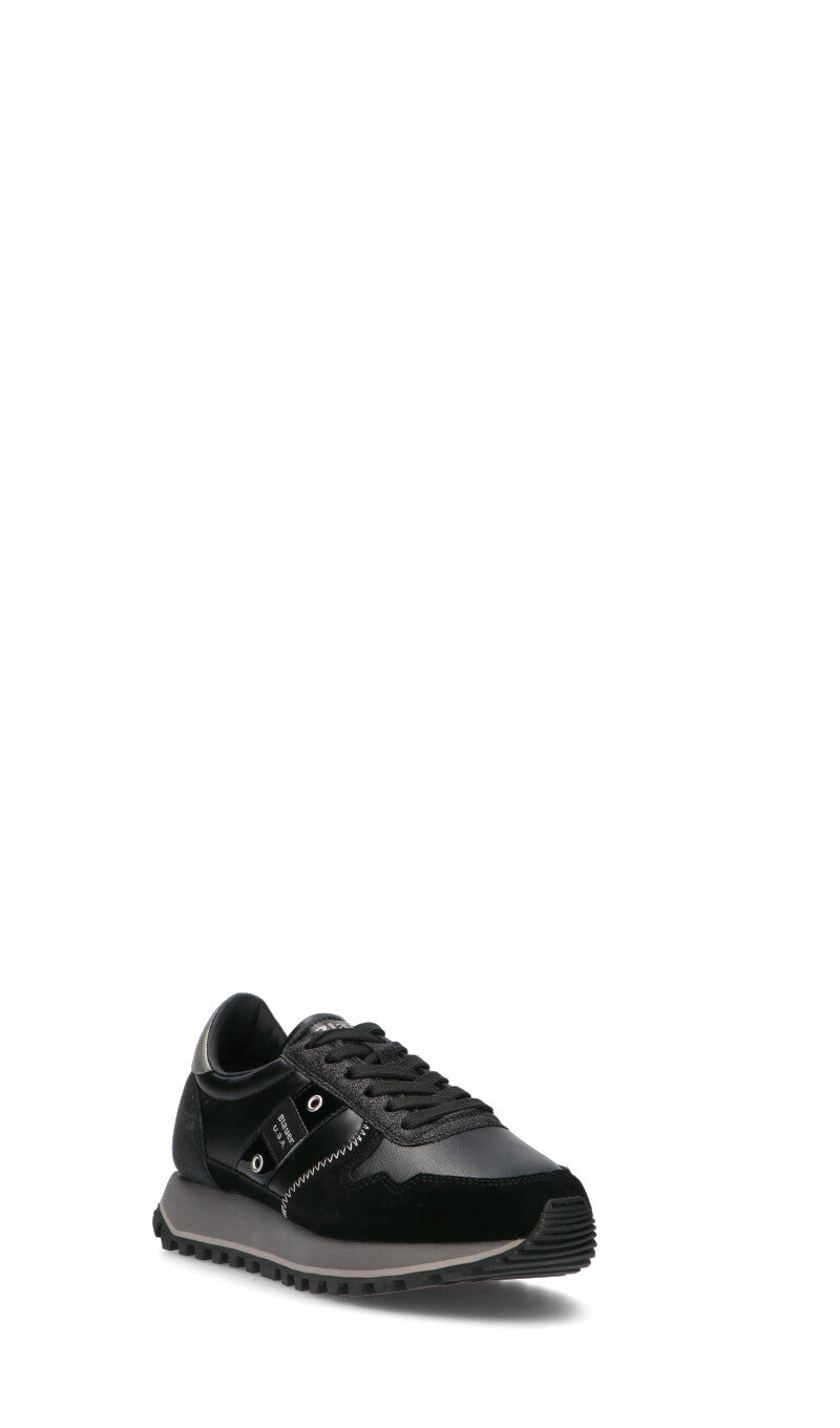 BLAUER Sneaker donna nera in pelle