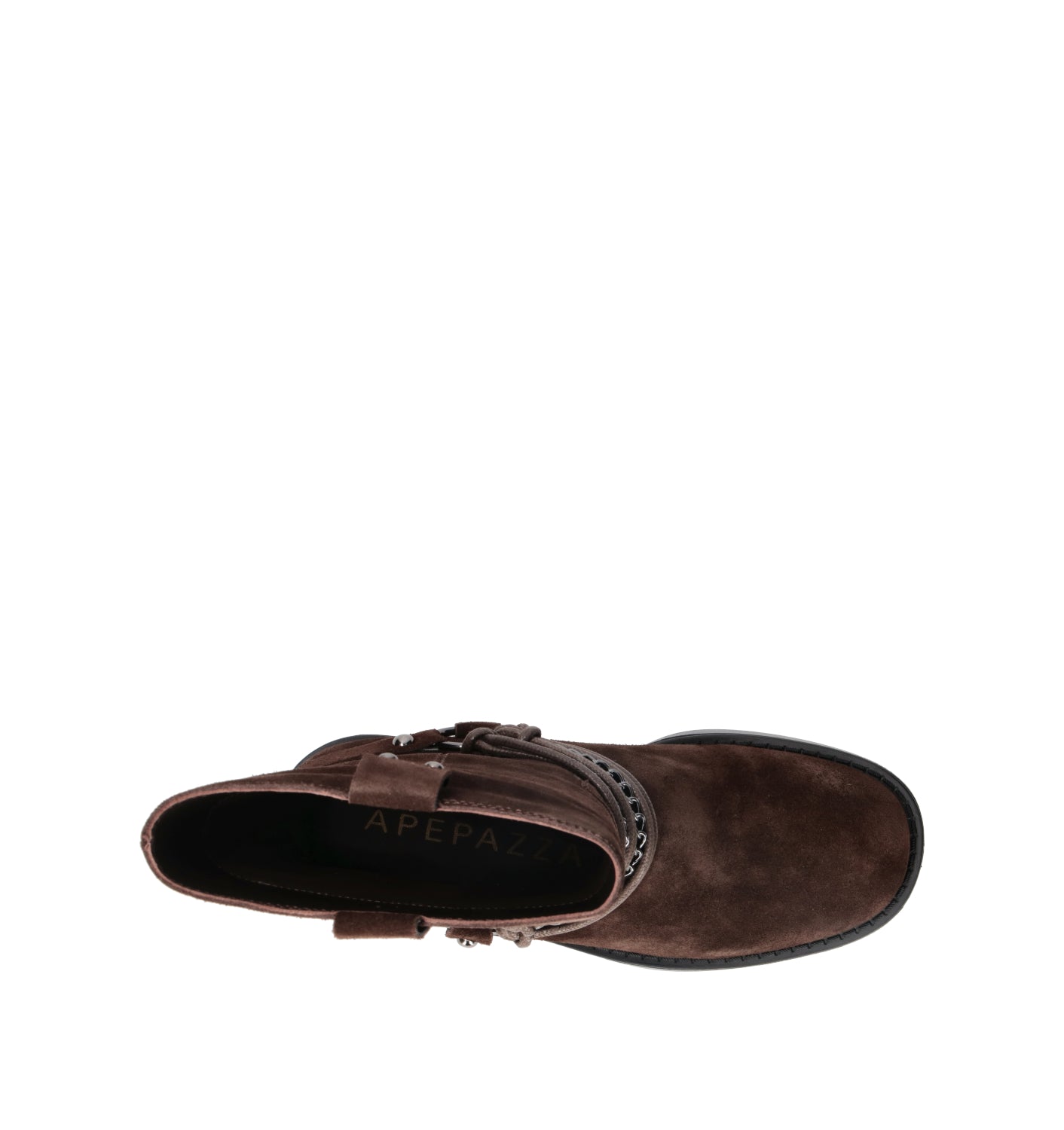 APEPAZZA Tronchetto donna marrone in suede