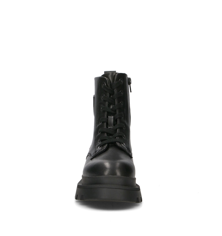 BLAUER Anfibio donna nero in pelle