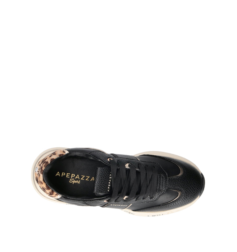 APEPAZZA Sneaker donna nera