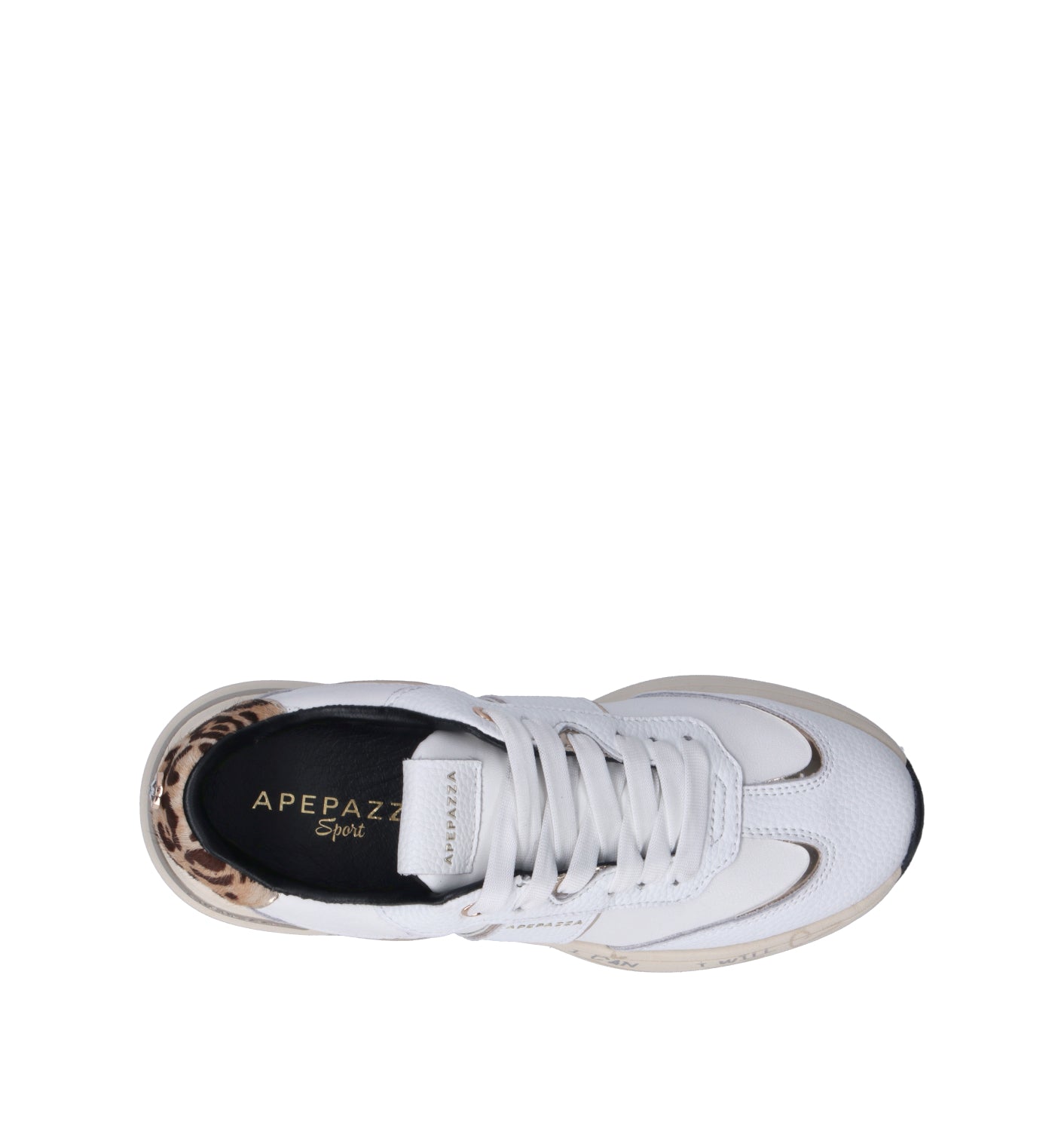 APEPAZZA Sneaker donna bianca