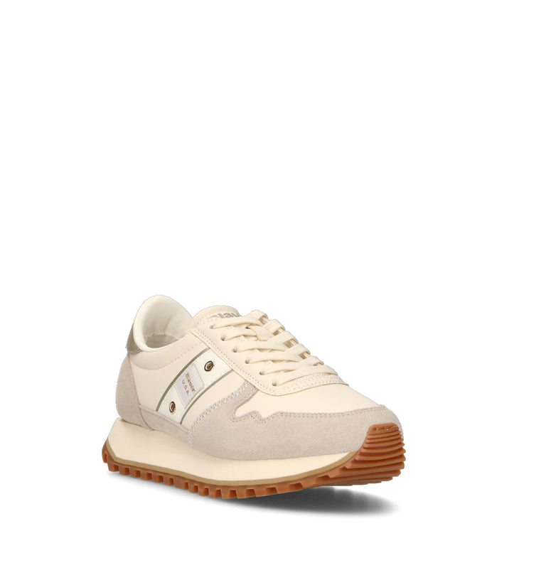 BLAUER Sneaker donna panna in suede