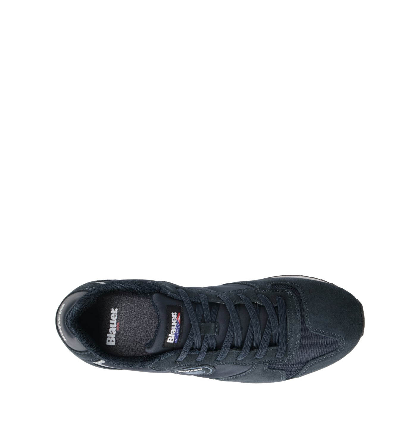 BLAUER Sneaker uomo blu in suede