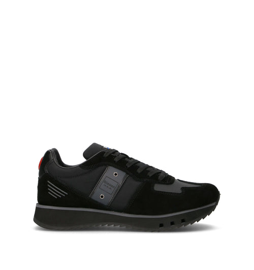 BLAUER Sneaker uomo nera in suede