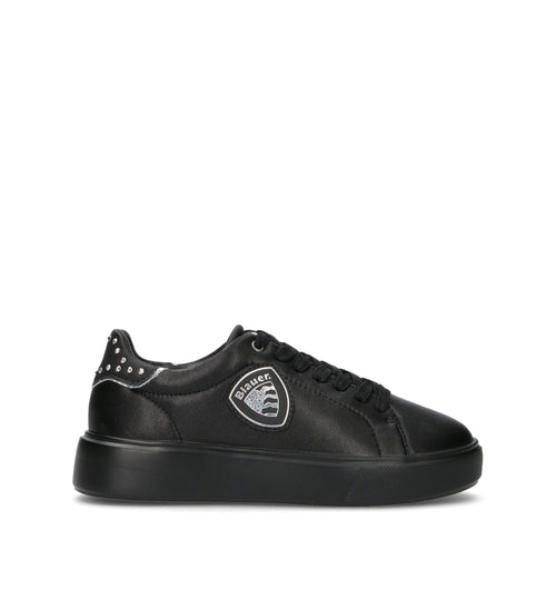 BLAUER Sneaker donna nera in pelle