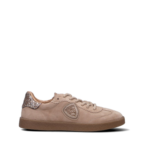 BLAUER Sneaker donna taupe in suede