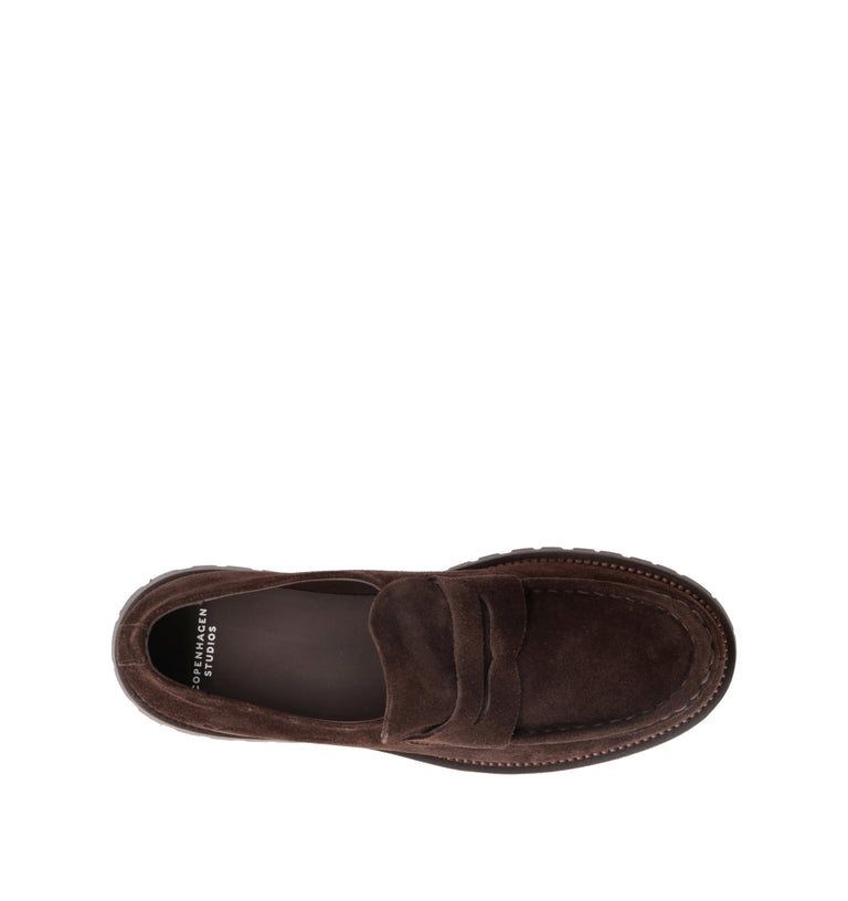 COPENHAGEN Mocassino donna marrone in suede
