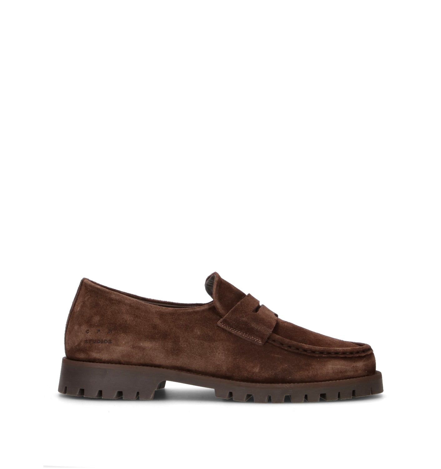 COPENHAGEN Mocassino uomo marrone in suede