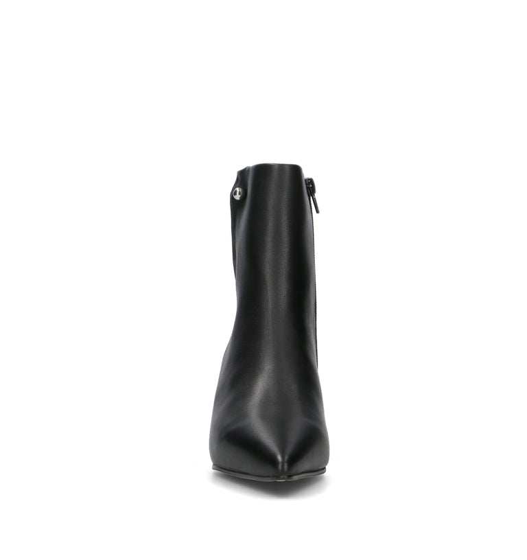 APEPAZZA Tronchetto donna nero in pelle