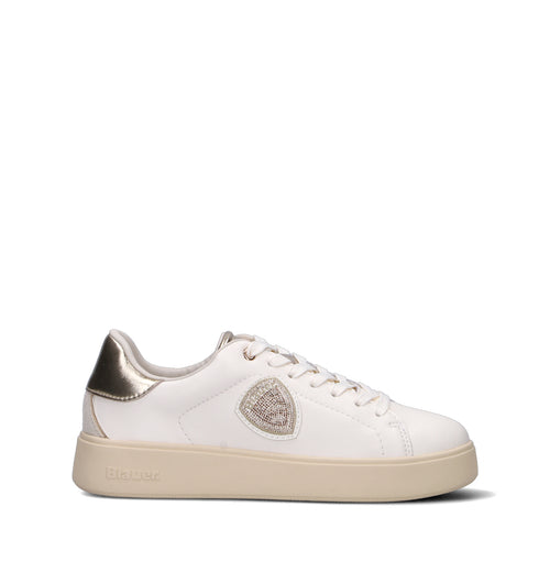 BLAUER Sneaker donna bianca in pelle