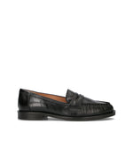 STATUS Mocassino donna nero in pelle