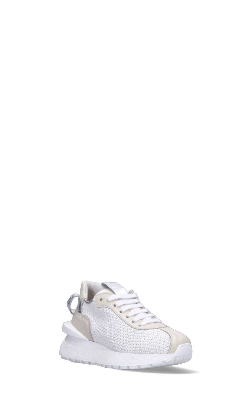 DOROTHYD Sneaker donna bianca/argento in pelle