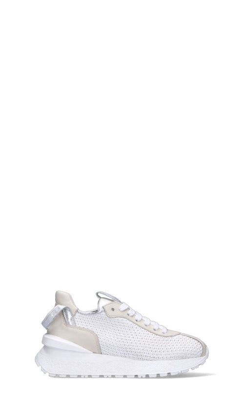 DOROTHYD Sneaker donna bianca/argento in pelle