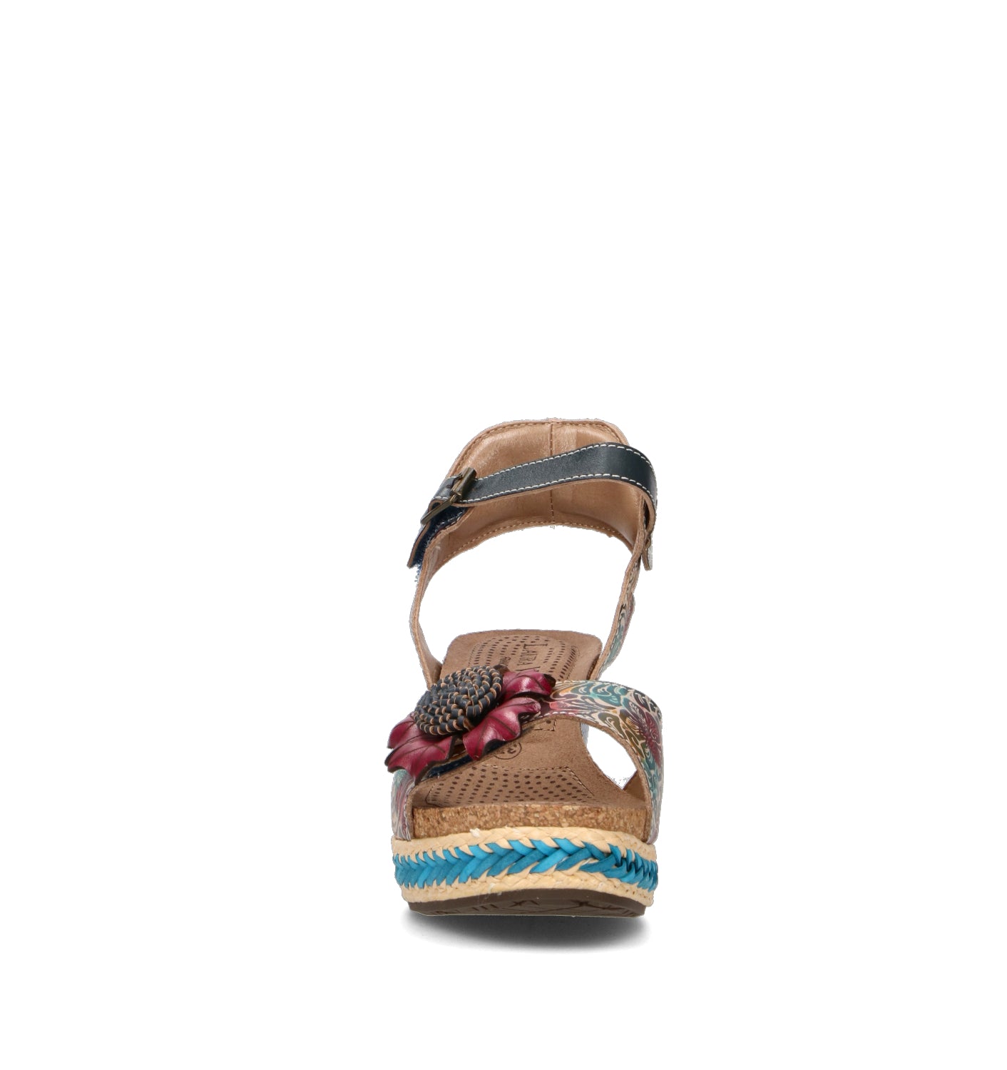LAURA VITA Sandalo donna multicolor in pelle