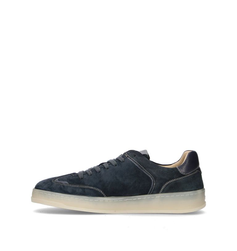 BLAUER Sneaker uomo navy in suede