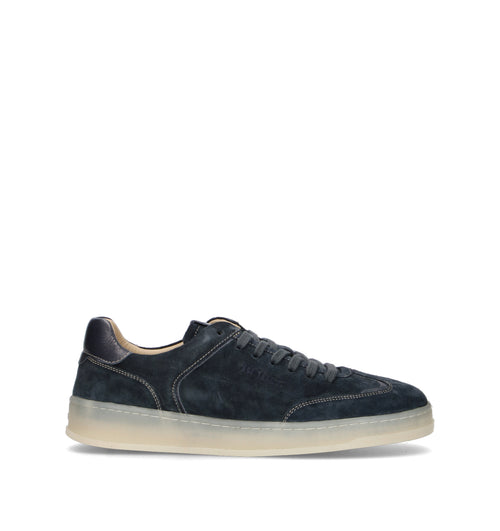 BLAUER Sneaker uomo navy in suede