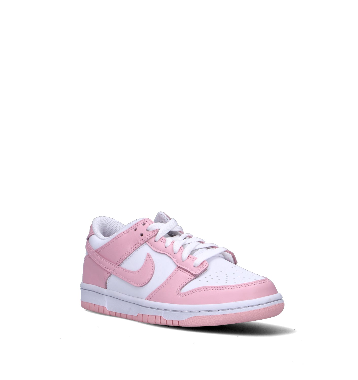 NIKE DUNK LOW (GS) Sneaker ragazza bianca/rosa