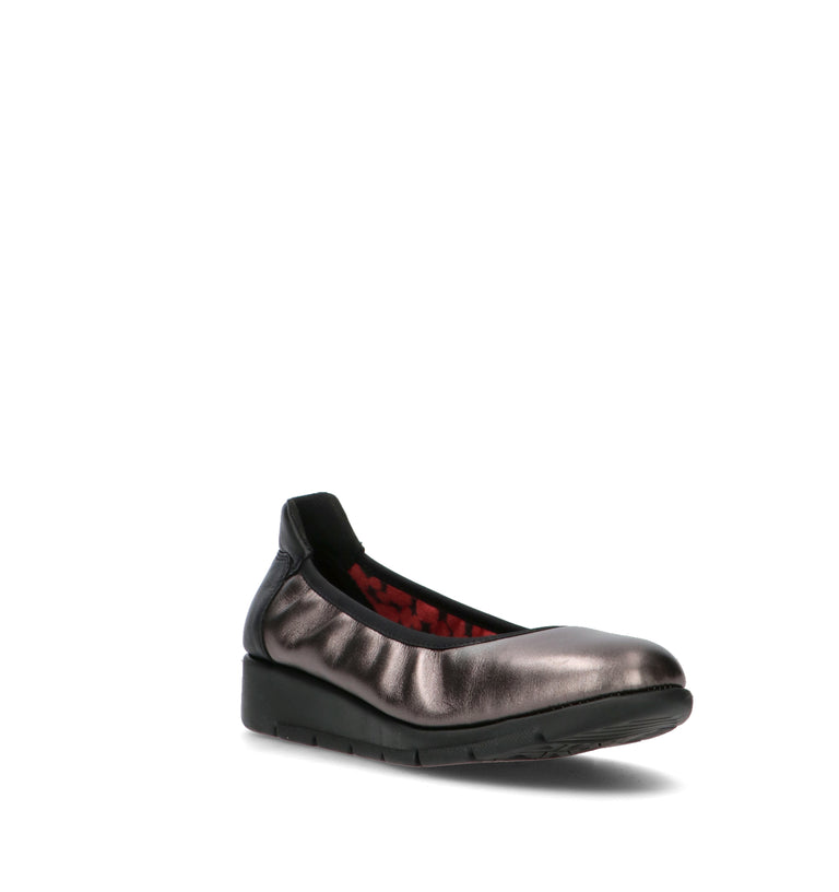 SAYDO Scarpa comfort donna antracite in pelle