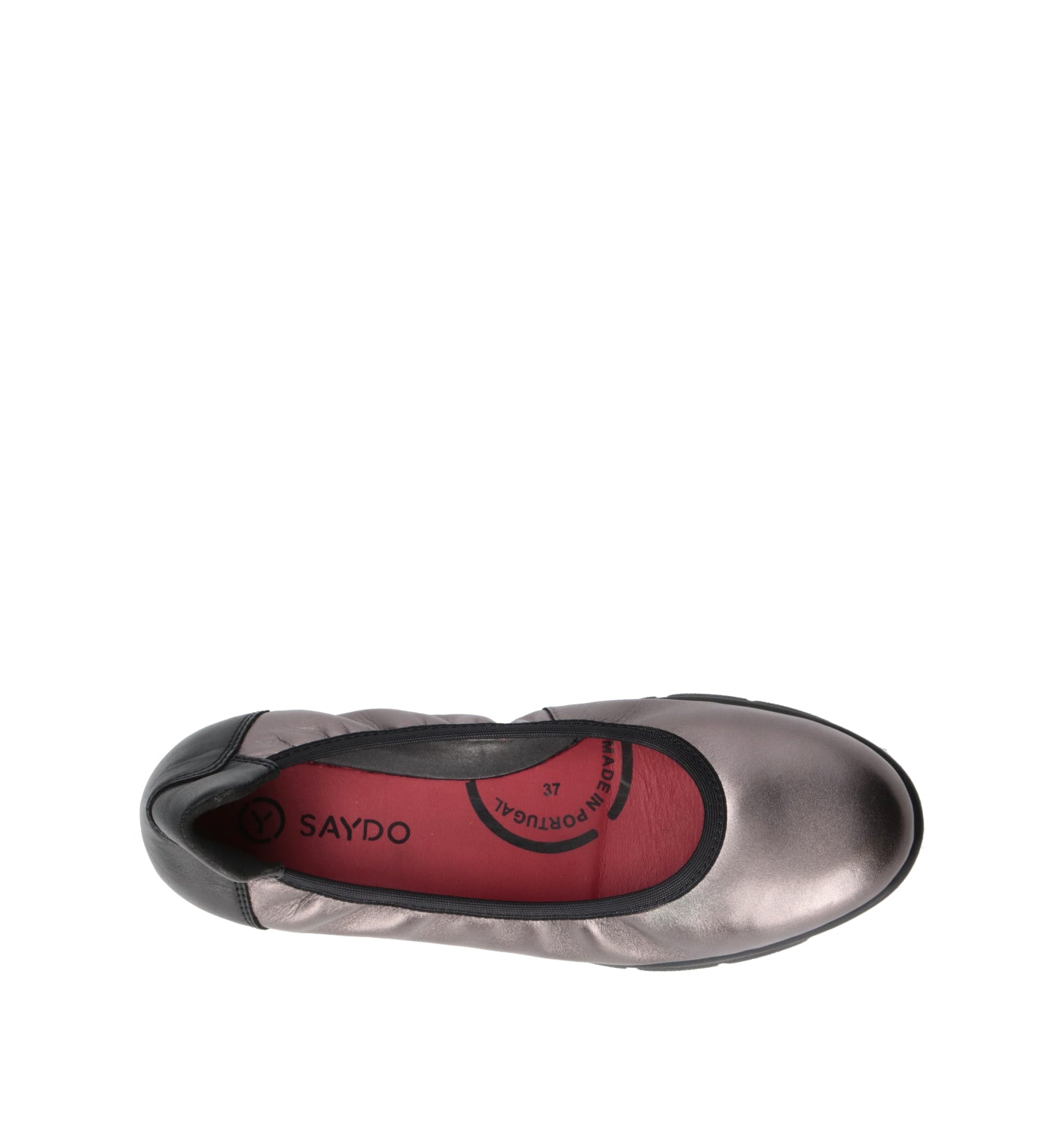 SAYDO Scarpa comfort donna antracite in pelle