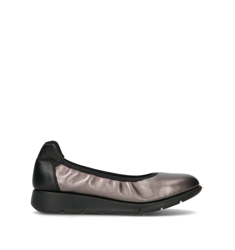 SAYDO Scarpa comfort donna antracite in pelle