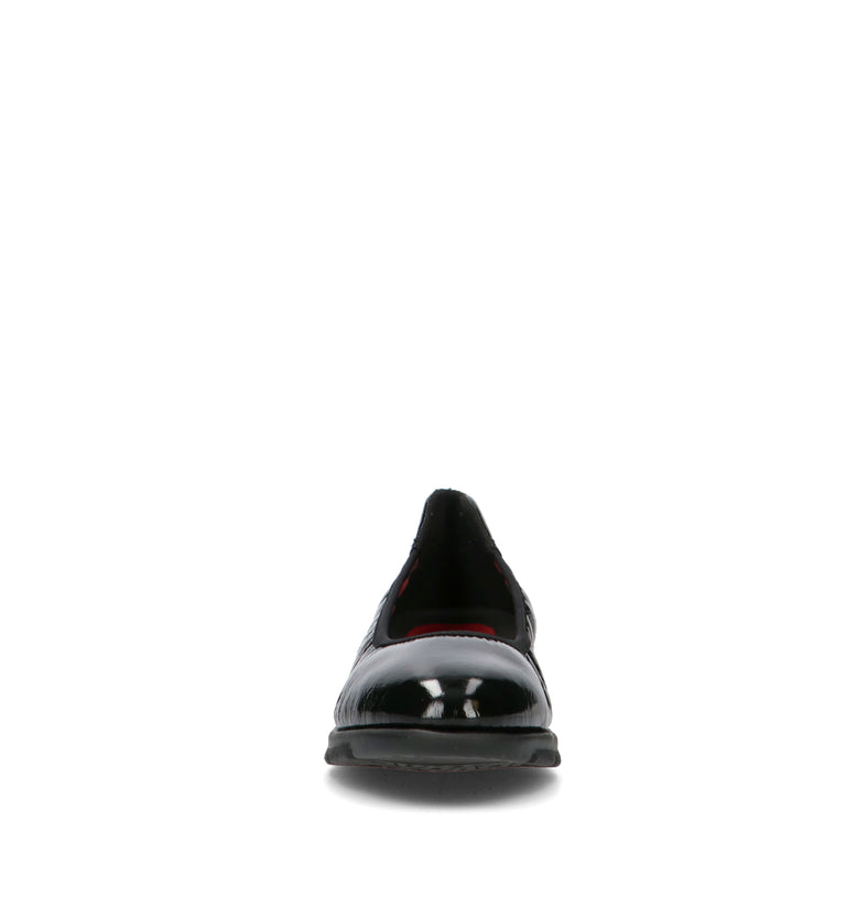 SAYDO Scarpa comfort donna nera in pelle