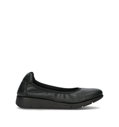 SAYDO Scarpa comfort donna nera in pelle