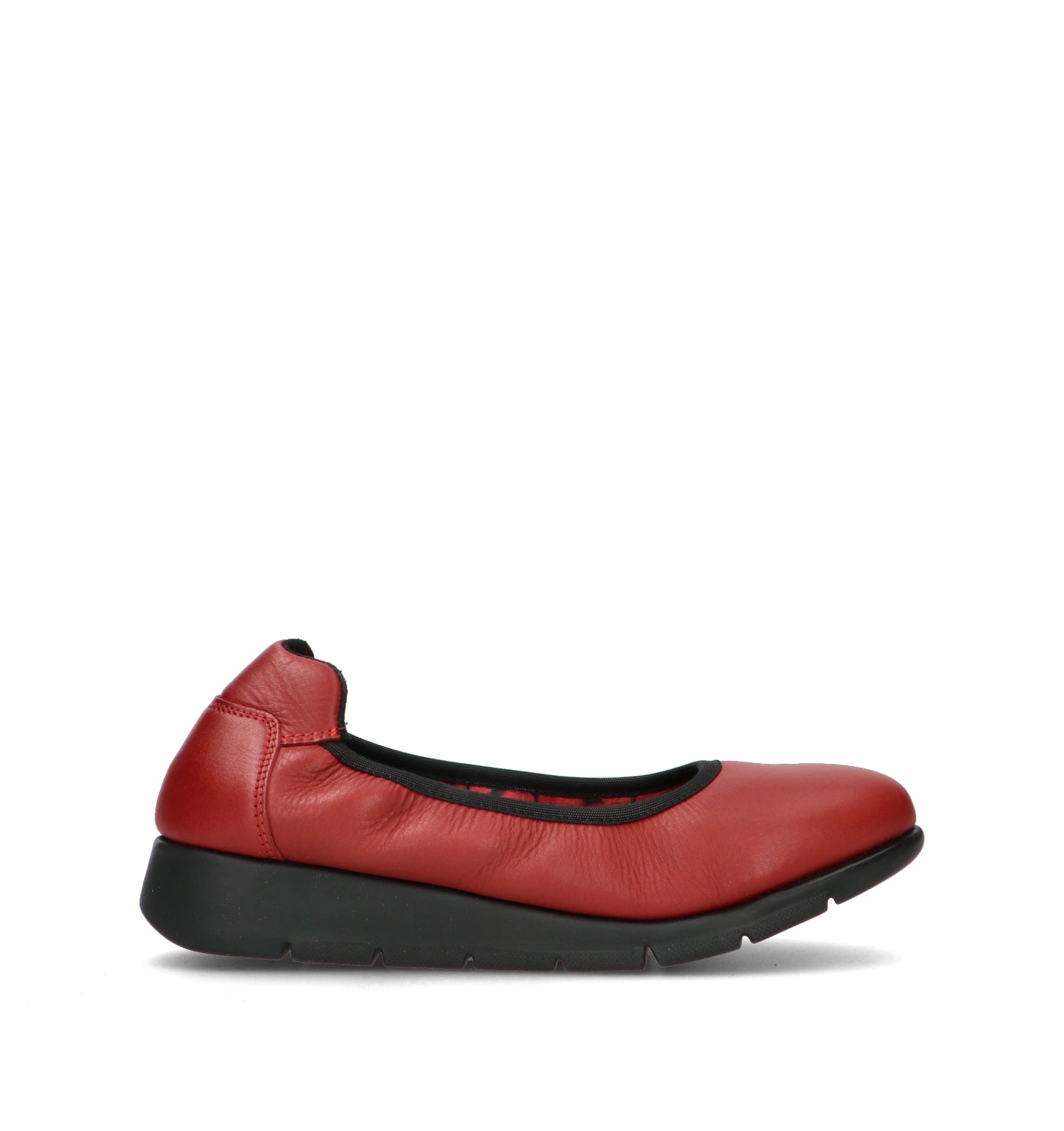 SAYDO Scarpa comfort donna rossa in pelle
