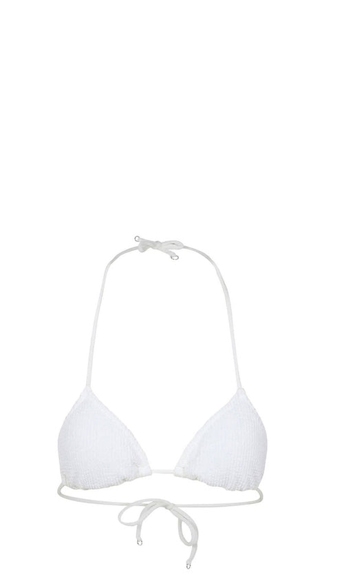 F**K - Costume triangolo donna bianco