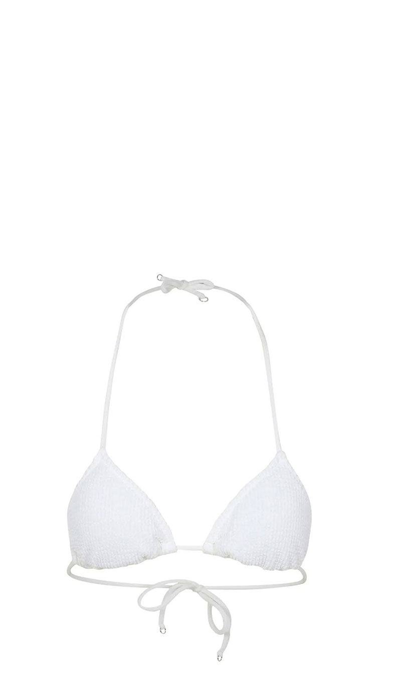 F**K - Costume triangolo donna bianco