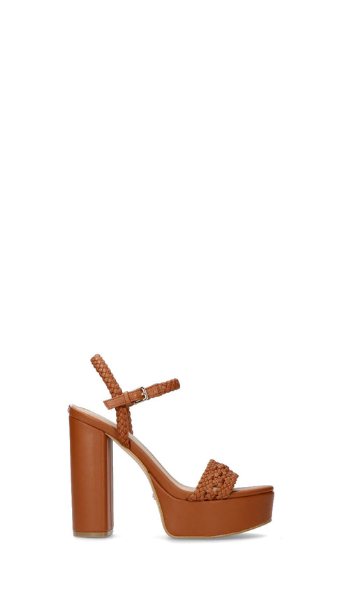 GUESS Sandalo donna marrone in pelle