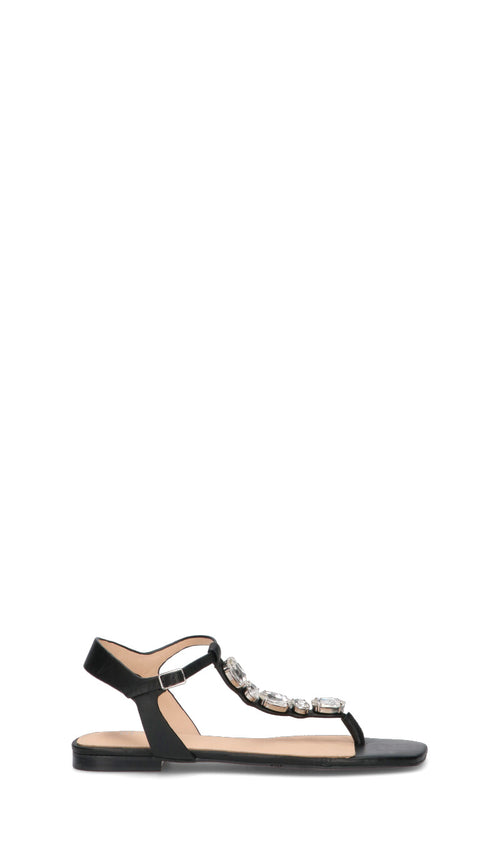 GUESS Sandalo donna nero in pelle