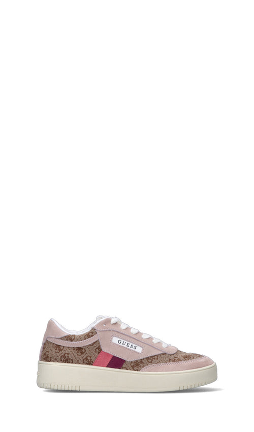 GUESS Sneaker donna beige/rosa in suede