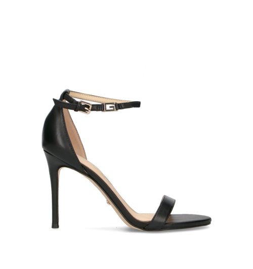 GUESS Sandalo donna nero in pelle