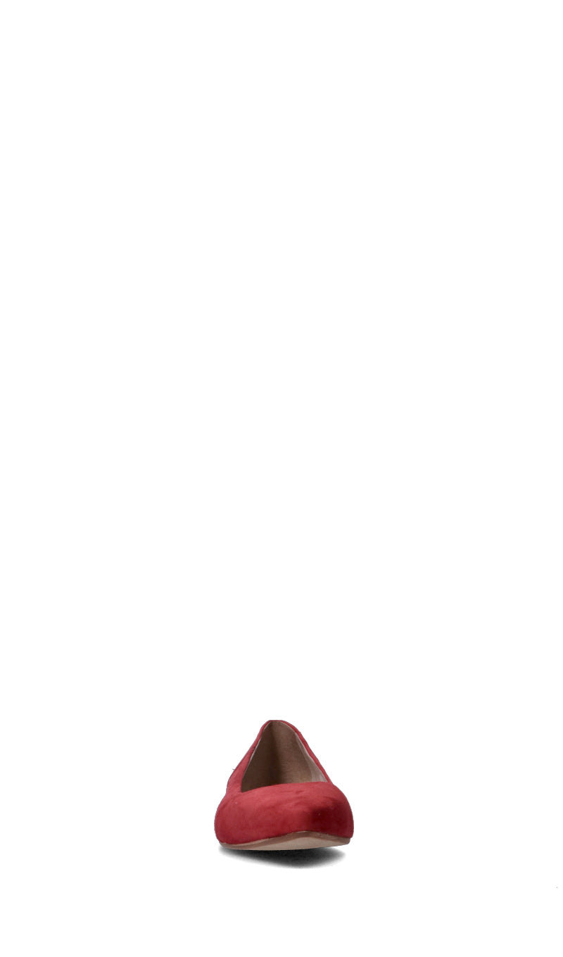 KENTIA Ballerina rossa in suede