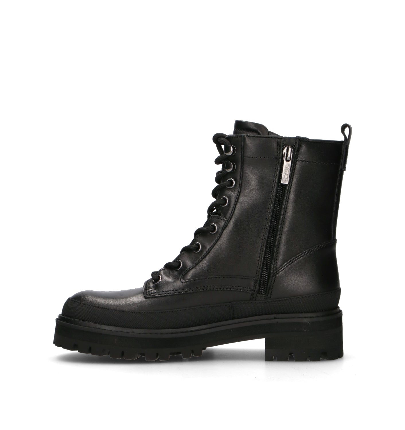 GUESS Anfibio donna nero in pelle
