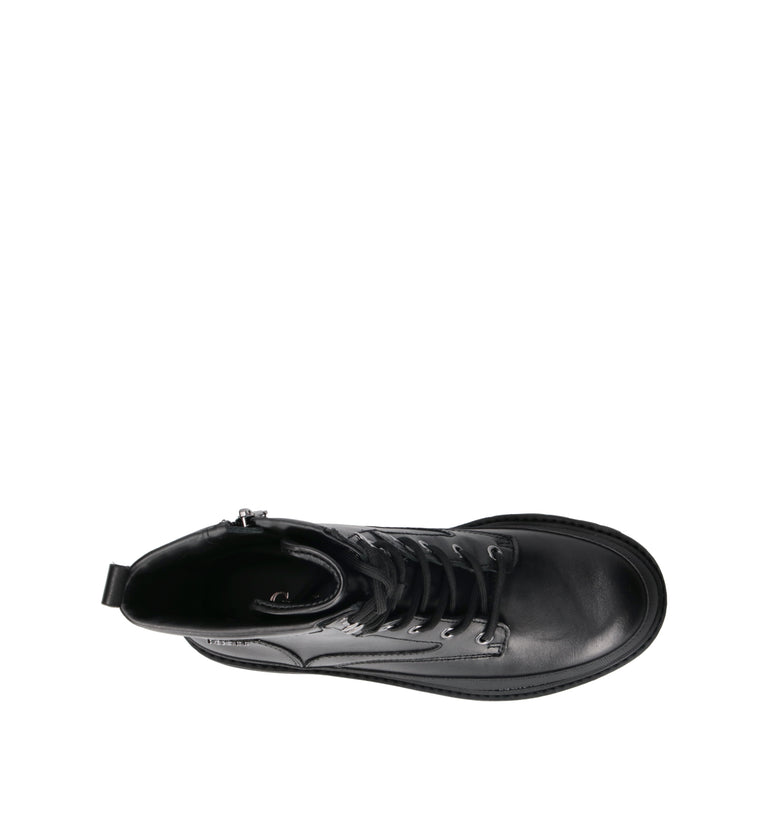 GUESS Anfibio donna nero in pelle