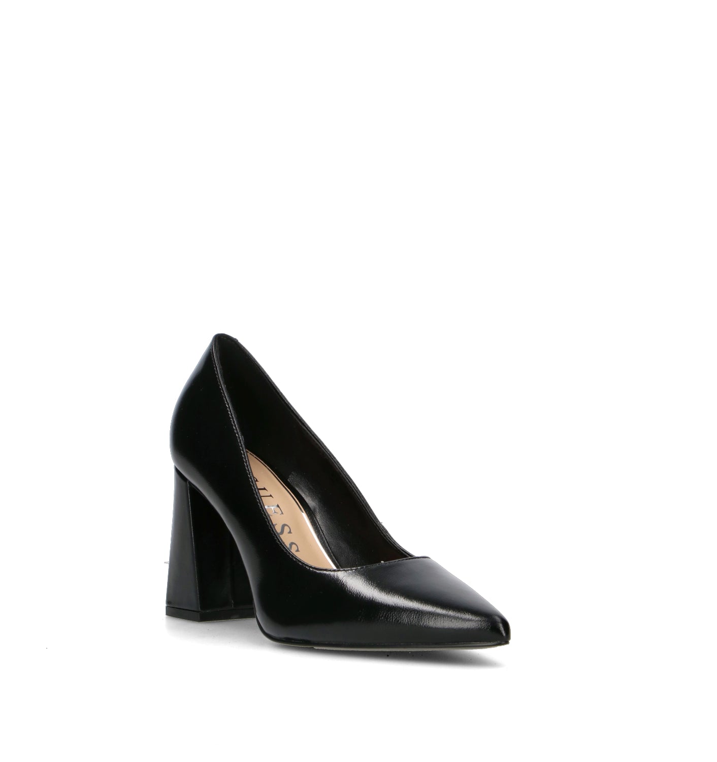 GUESS Décolleté donna nero in pelle
