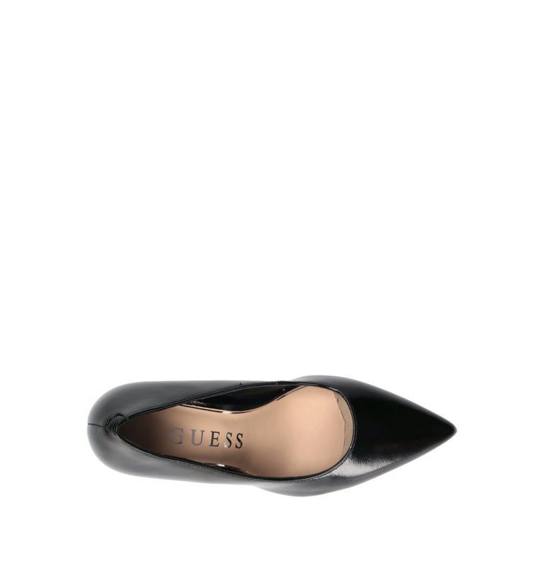 GUESS Décolleté donna nero in pelle