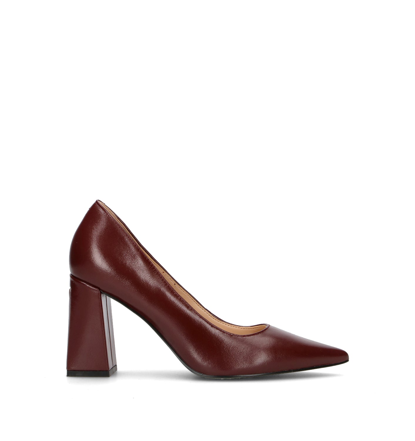 GUESS Décolleté donna wine in pelle