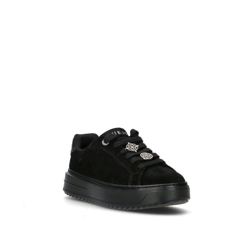 GUESS Sneaker donna nera in suede