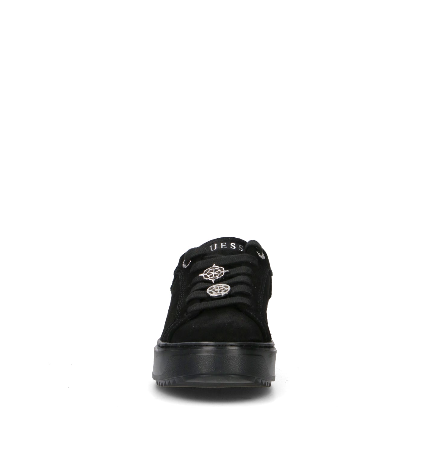 GUESS Sneaker donna nera in suede