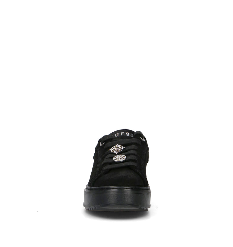 GUESS Sneaker donna nera in suede