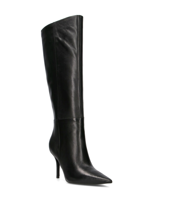 GUESS Stivale donna nero in pelle