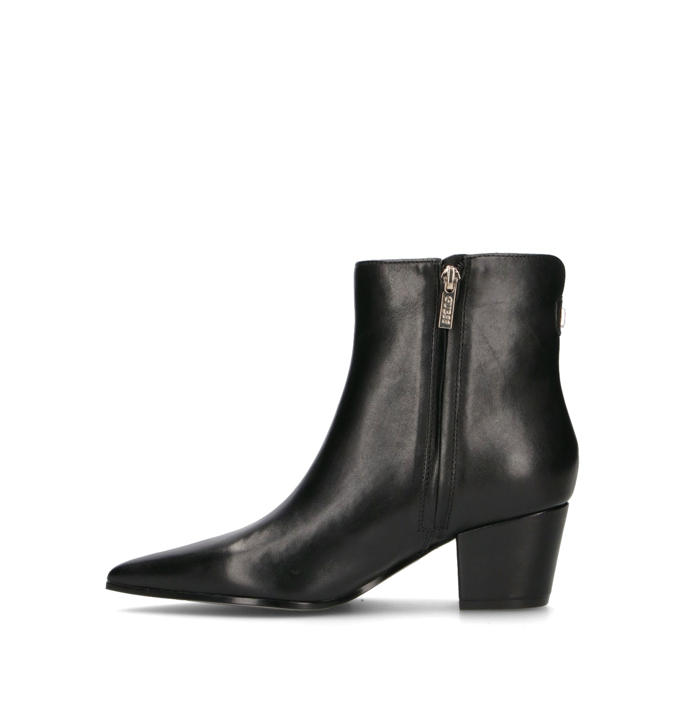 GUESS Tronchetto donna nero in pelle