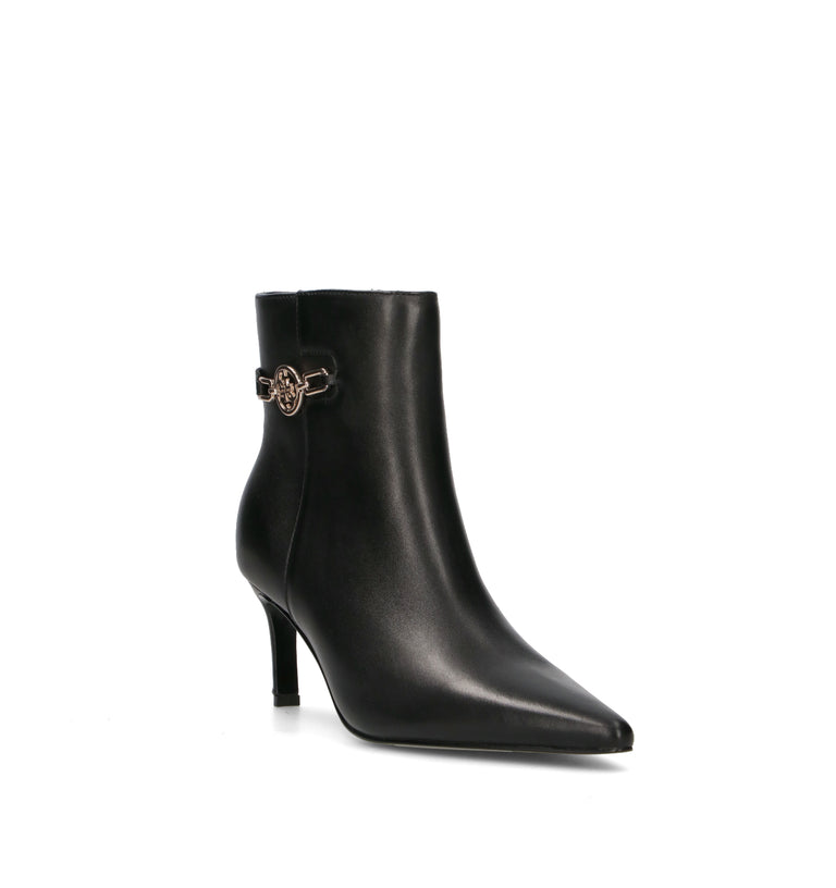 GUESS Tronchetto donna nero in pelle