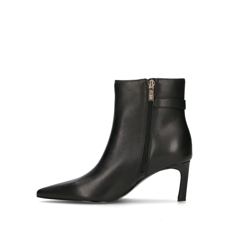 GUESS Tronchetto donna nero in pelle