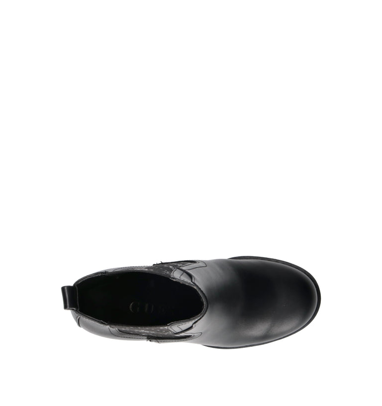 GUESS Tronchetto donna nero in pelle