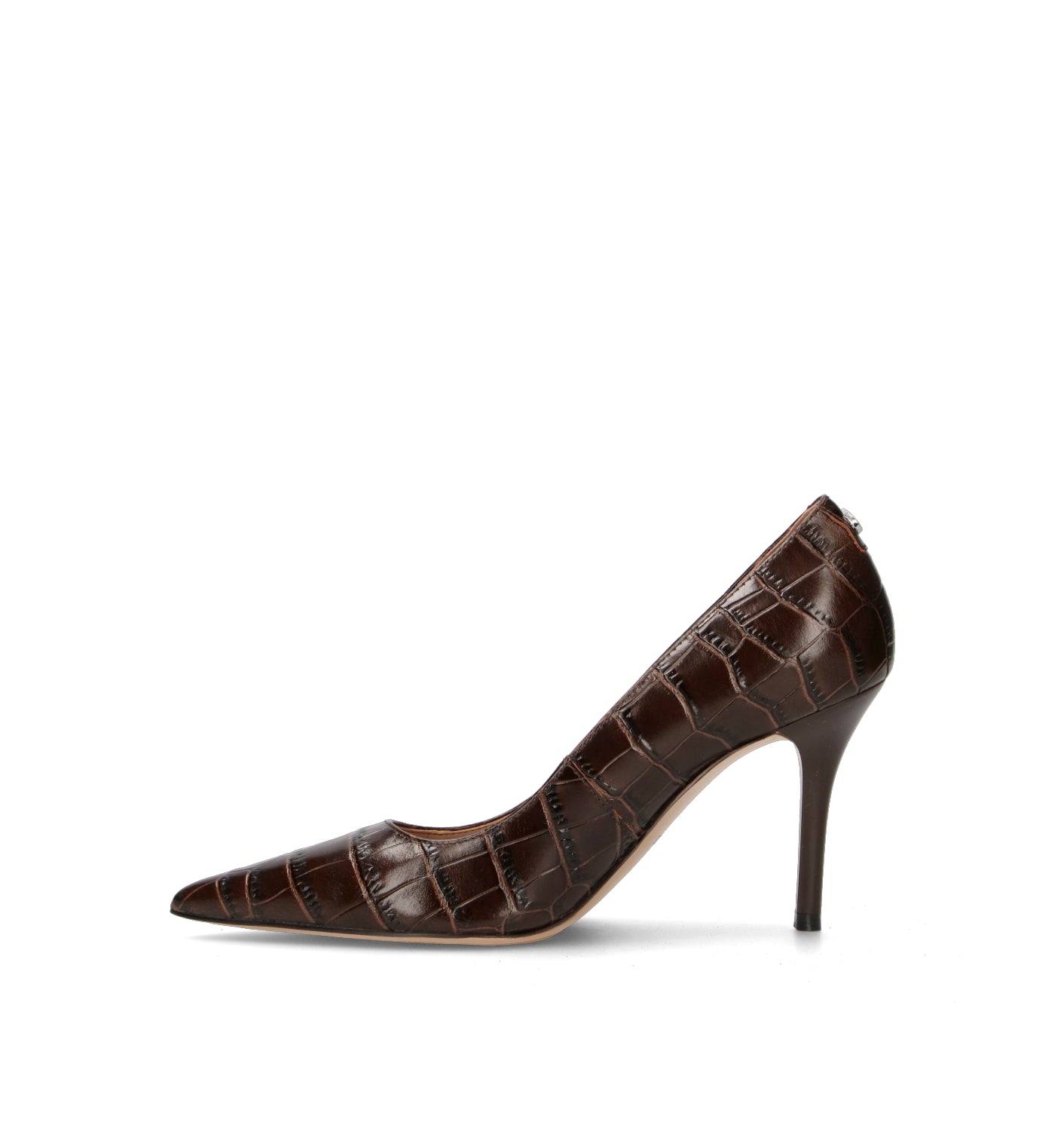 GUESS Décolleté donna marrone in pelle
