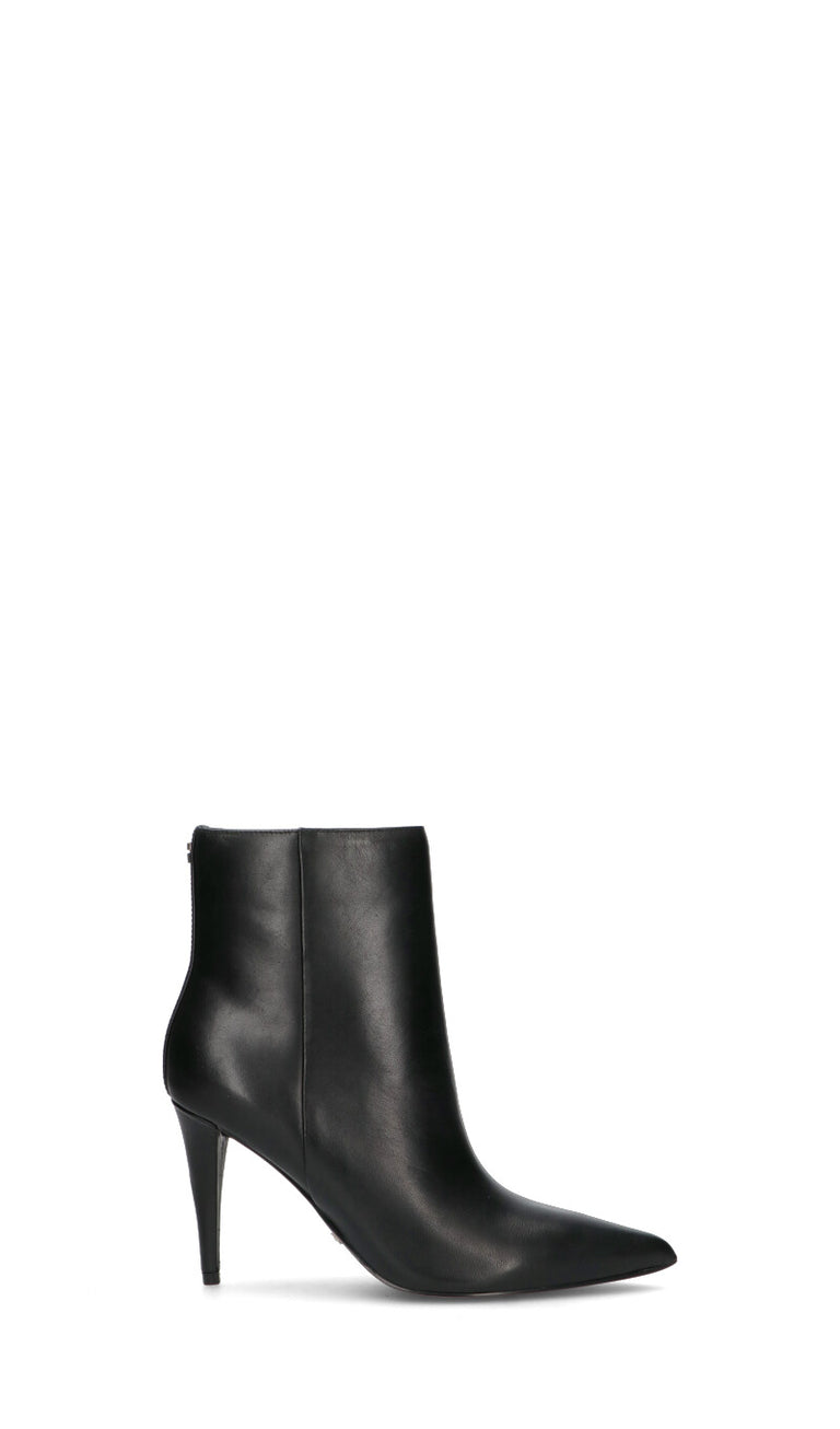 GUESS Tronchetto donna nero in pelle Quellogiusto