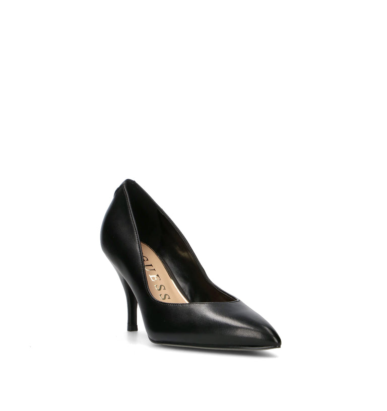 GUESS Décolleté donna nero in pelle
